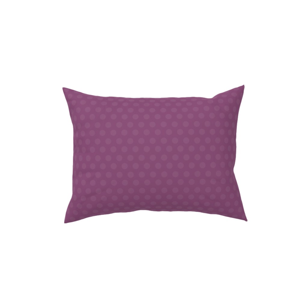Bubbles - Purple Pillow, Woven, Beige, 12x16, Single Sided, Purple