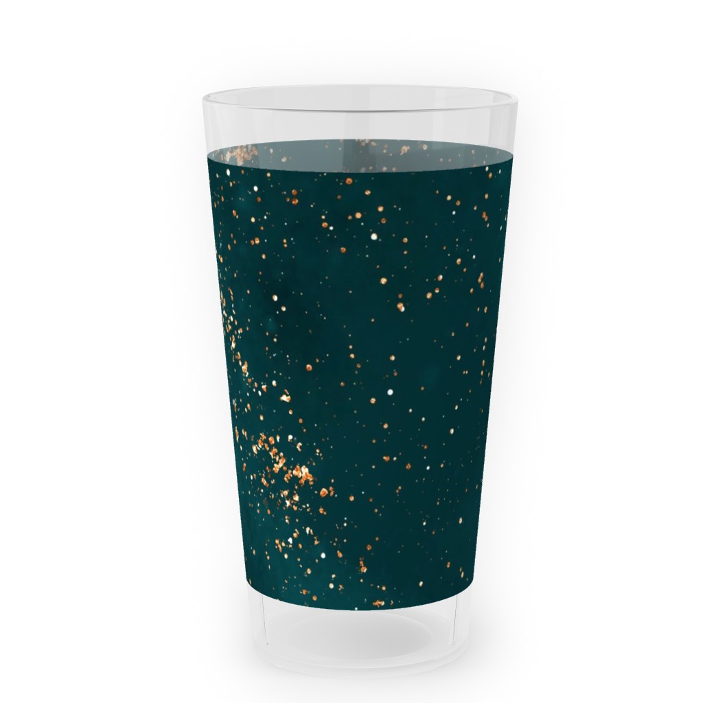 Stardust - Green Outdoor Pint Glass, Green