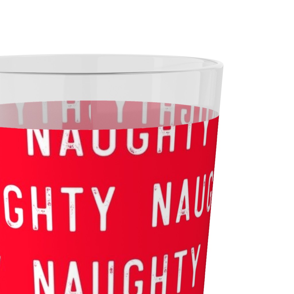 Naughty Red Outdoor Pint Glass Shutterfly