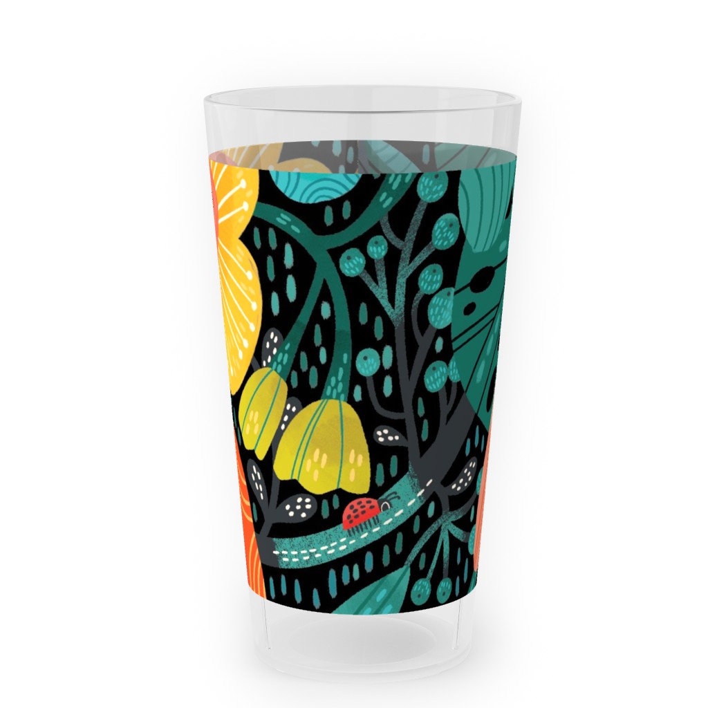 Bohemian Bop - Multi Outdoor Pint Glass, Multicolor