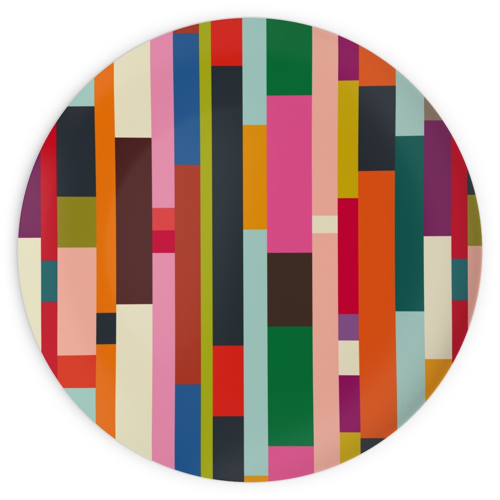 Solid Scraps - Multi Plates, 10x10, Multicolor
