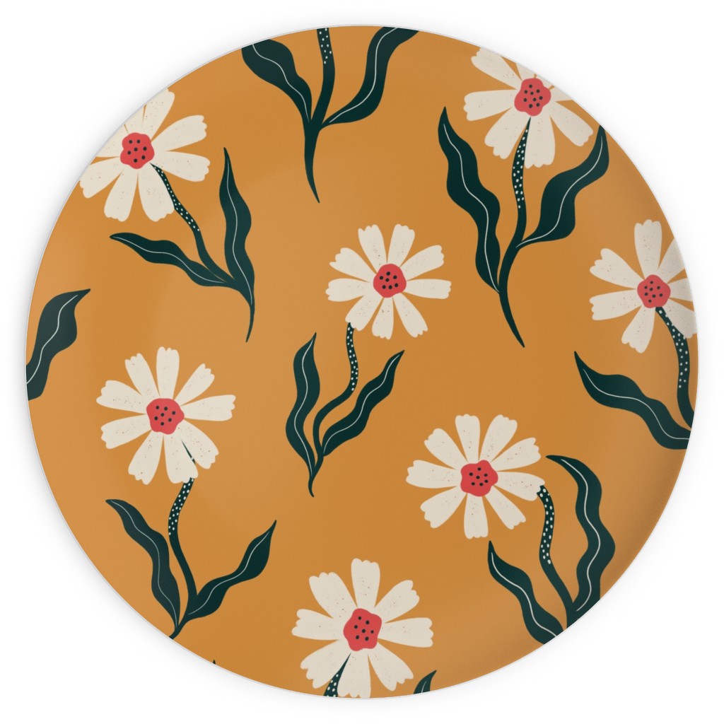 Orange Dinner Plates