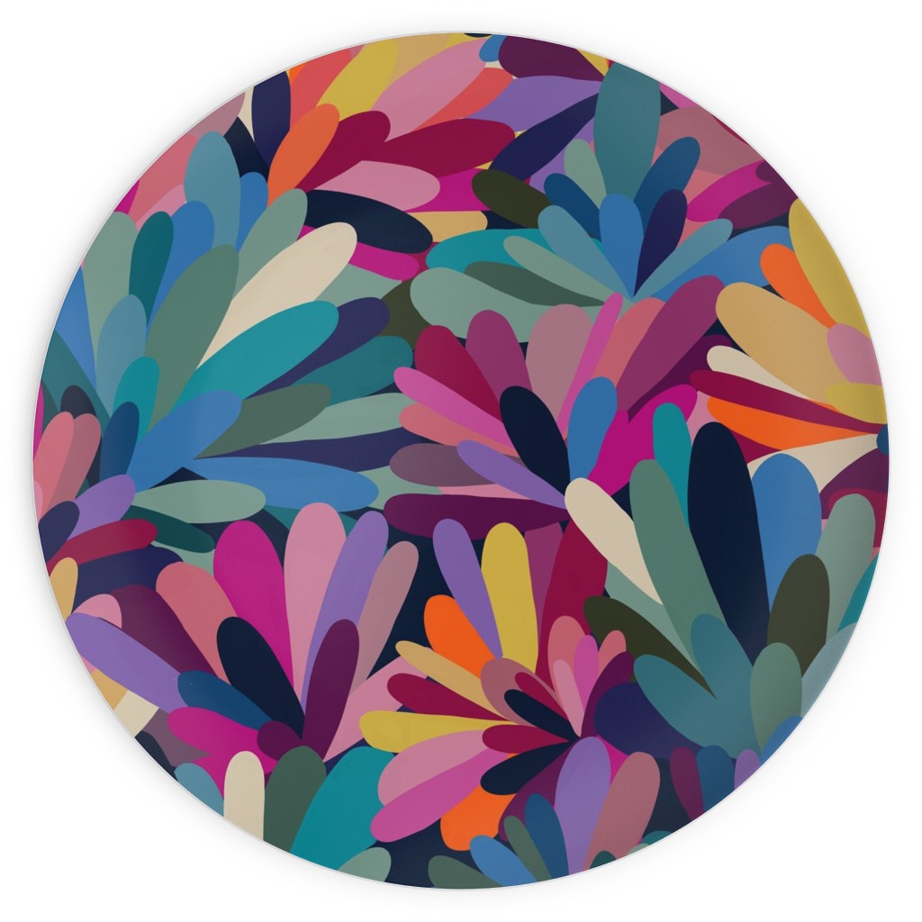 It's a Petal Celebration - Multi Plates, 10x10, Multicolor