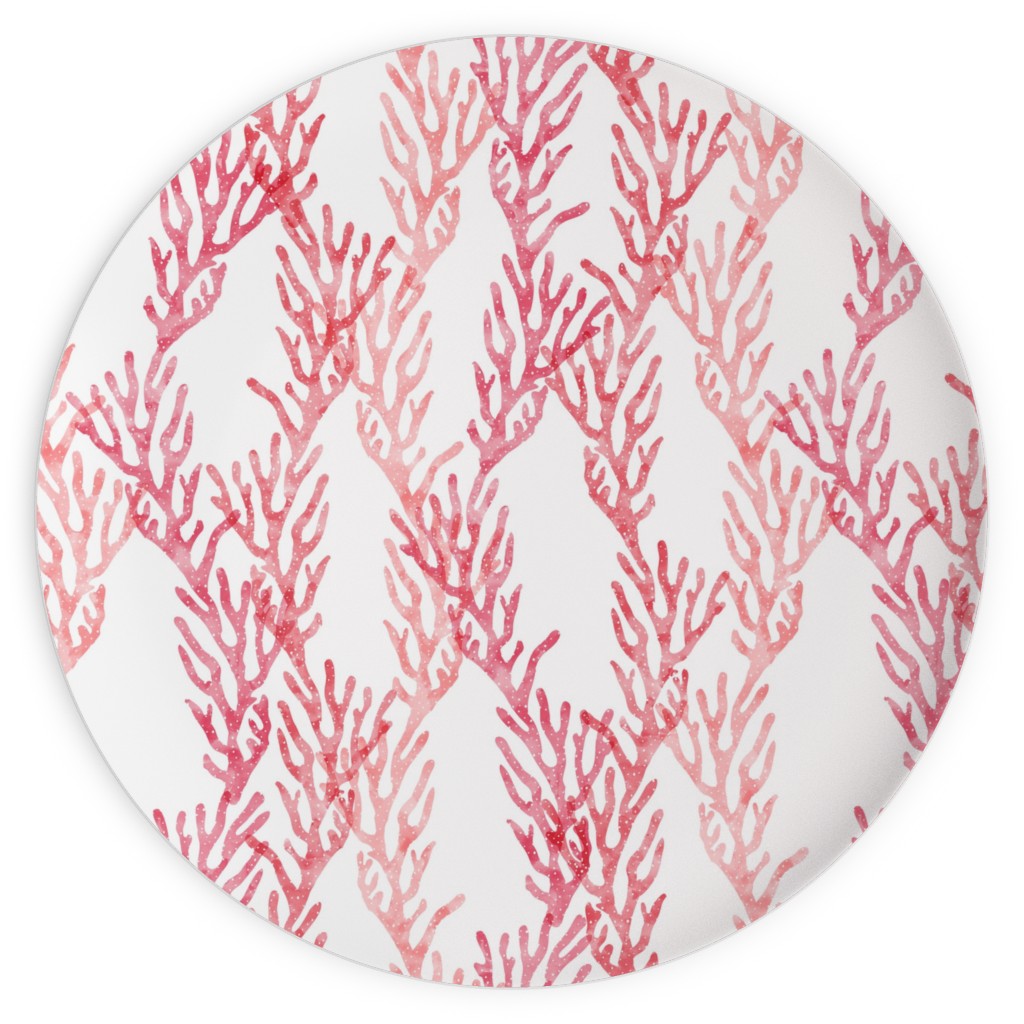 Coral - Pink Plates, 10x10, Pink