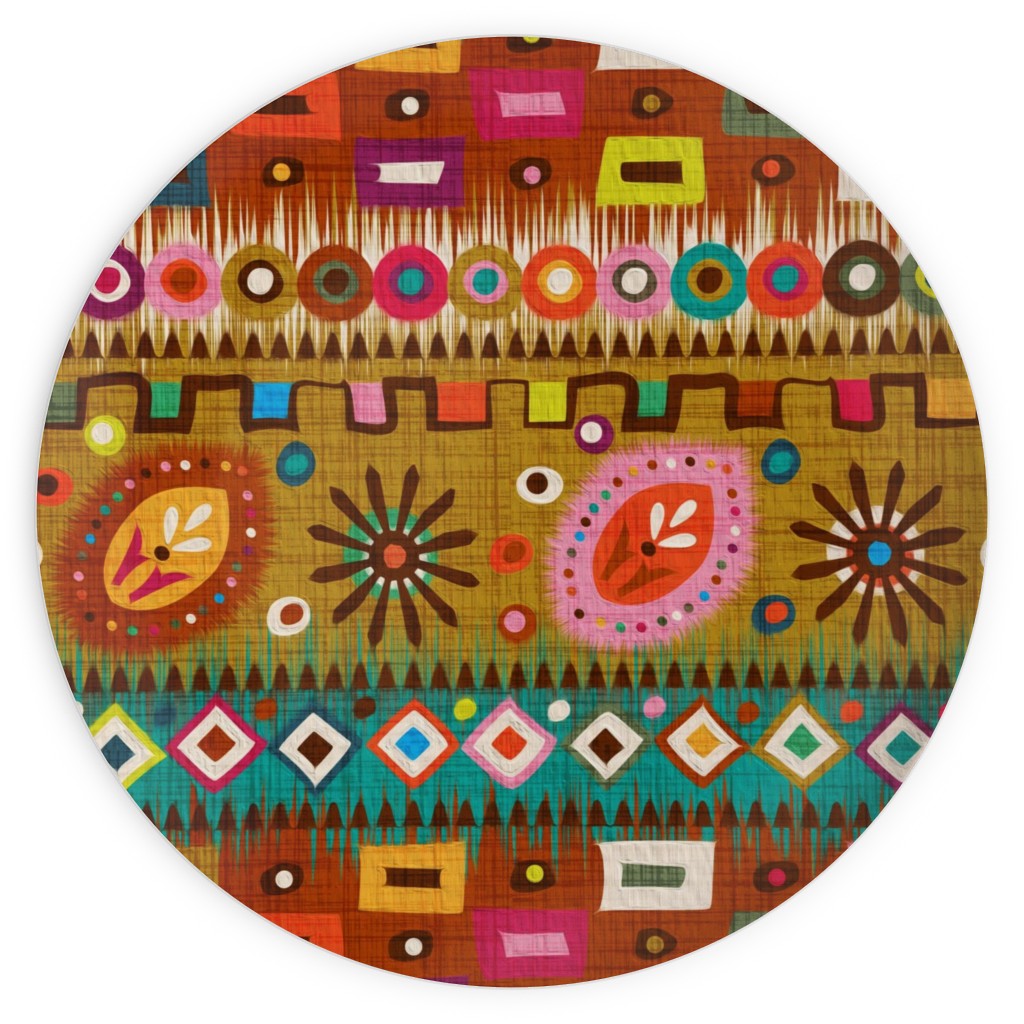 Niger Colors - Multi Plates, 10x10, Multicolor
