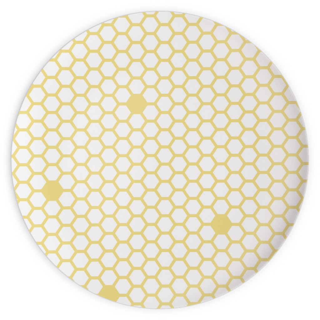 Honeycomb - Sugared Spring - Yellow Plates, 10x10, Yellow