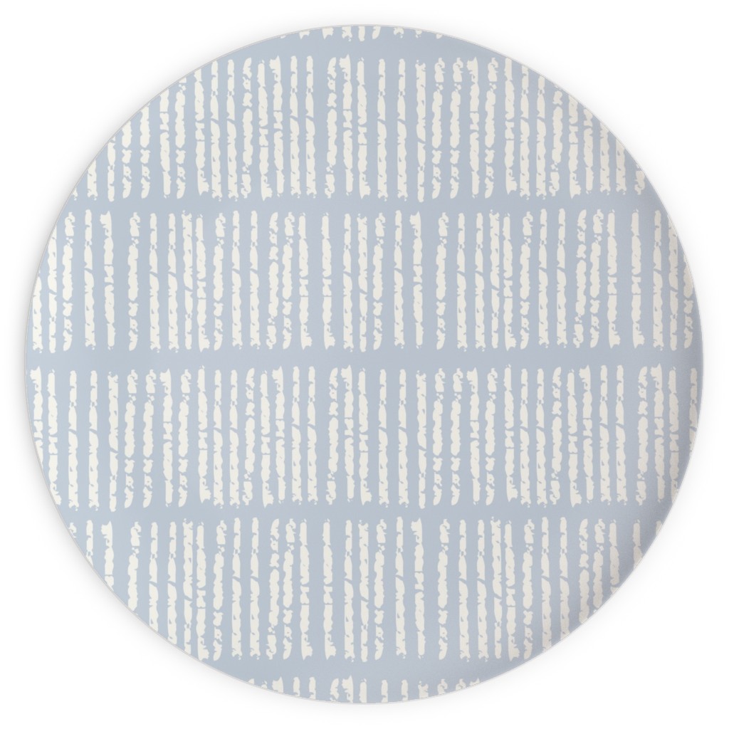 Dash - Blue Plates, 10x10, Blue