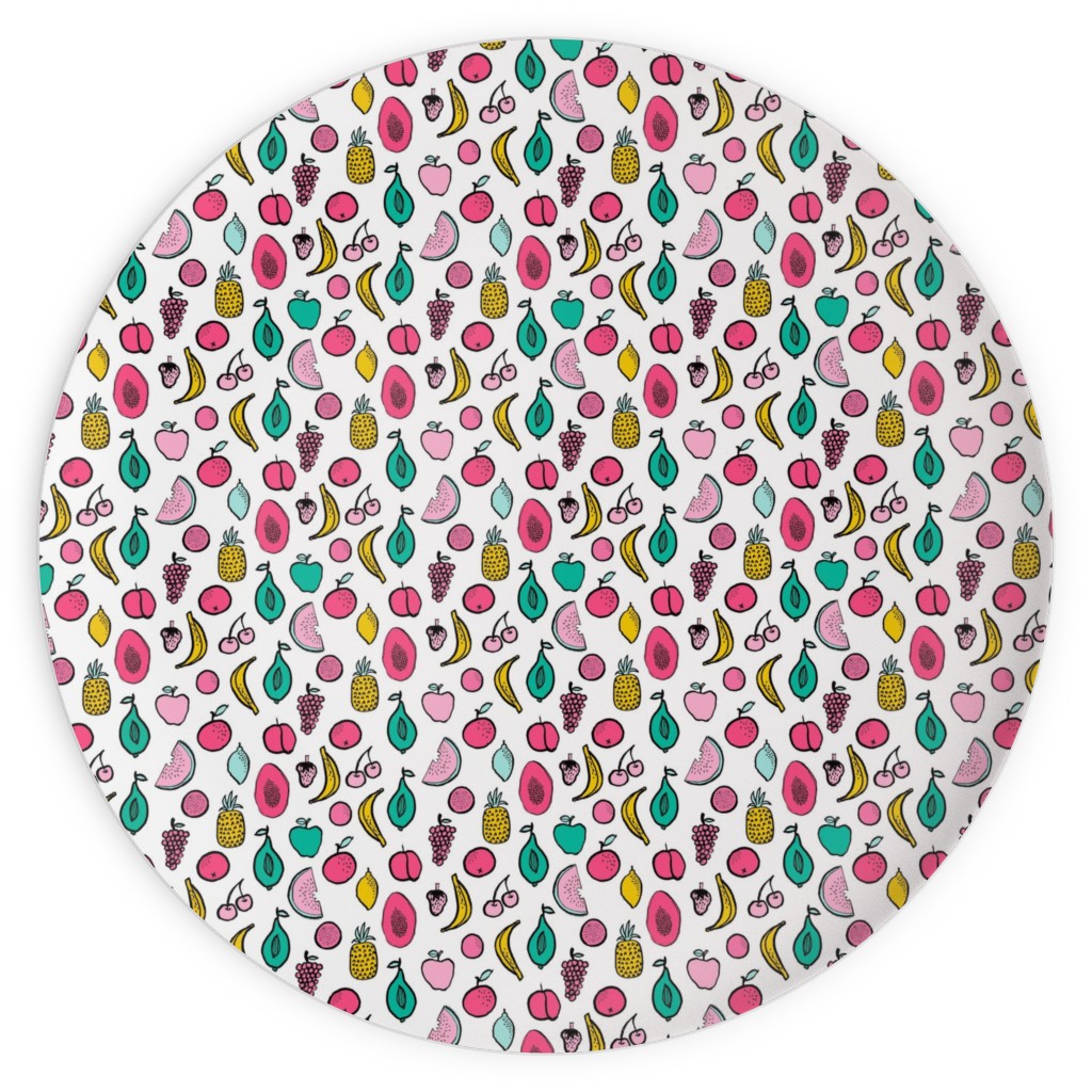 Summer Tropical Fruits - Multi Plates, 10x10, Multicolor