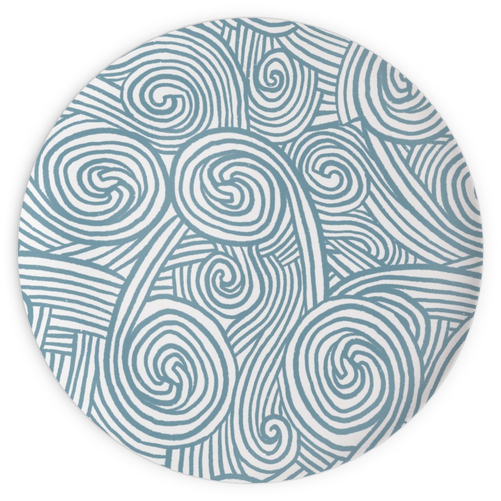 Kahuna Plates, 10x10, Blue, True Blue