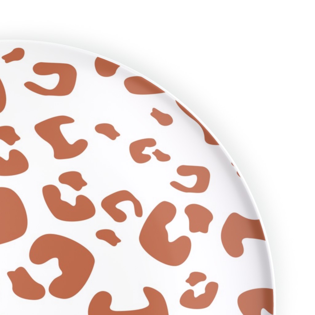 Leopard Print Terracotta Salad Plate Shutterfly