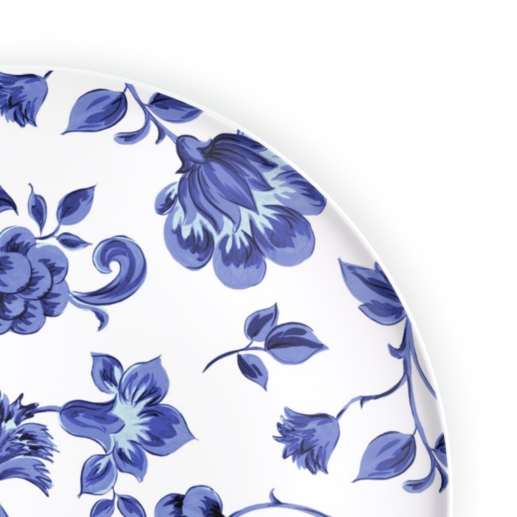 Fleurs De Provence - Blue and White Salad Plate | Shutterfly