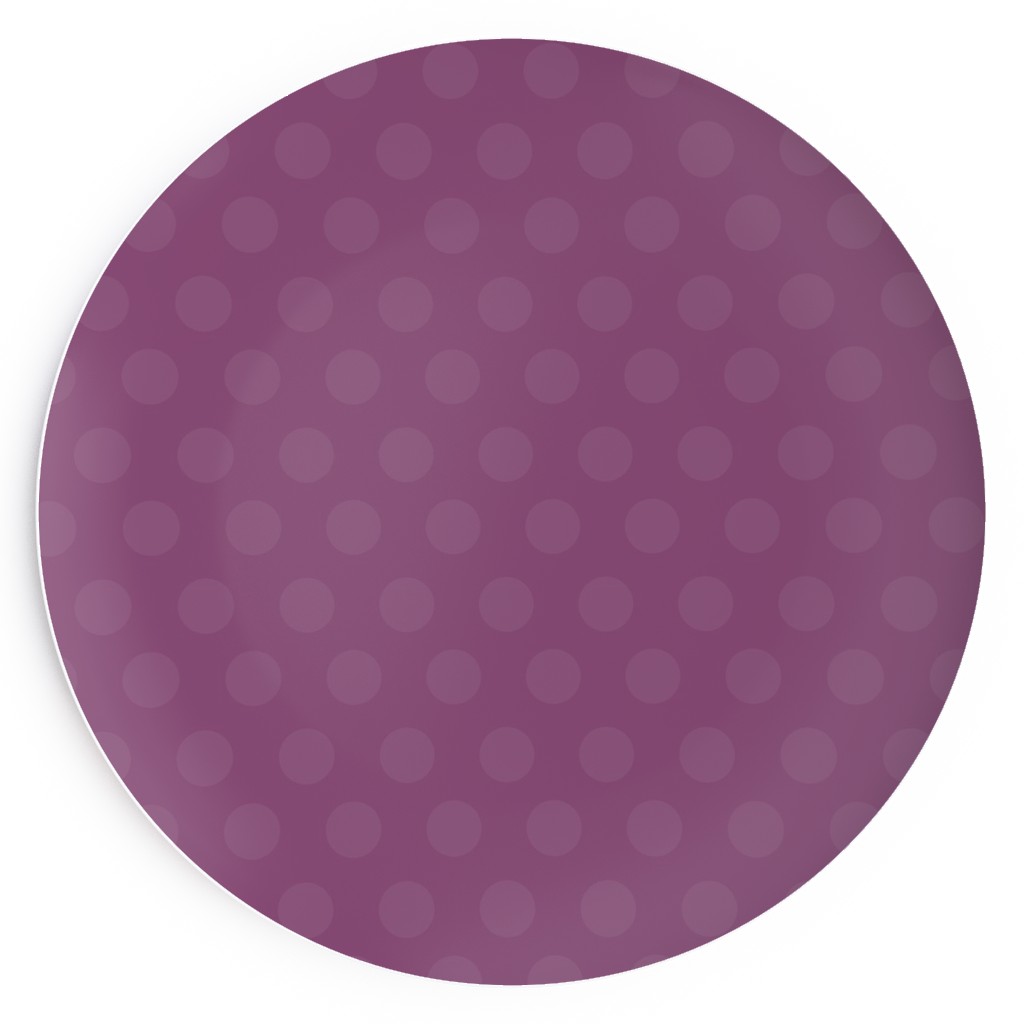Bubbles - Purple Salad Plate, Purple