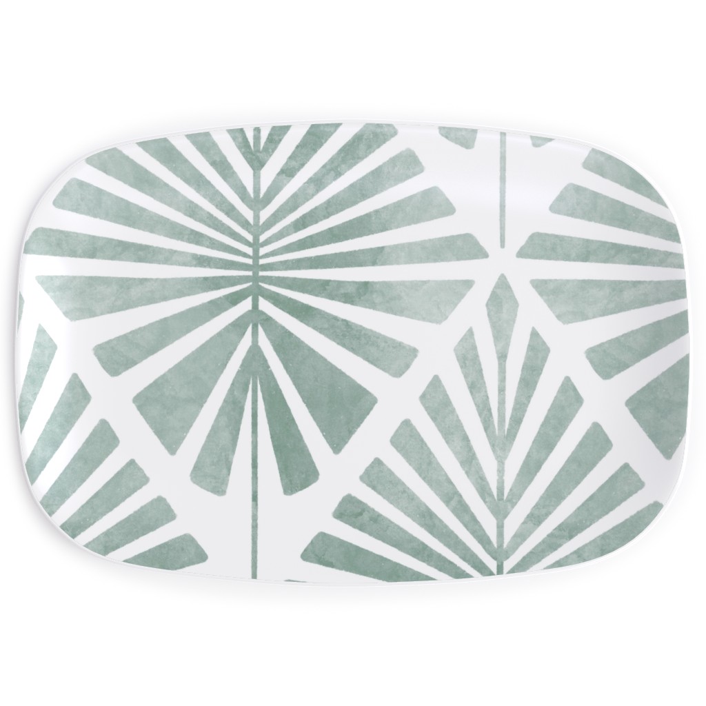 Laguna - Green Serving Platter, Green