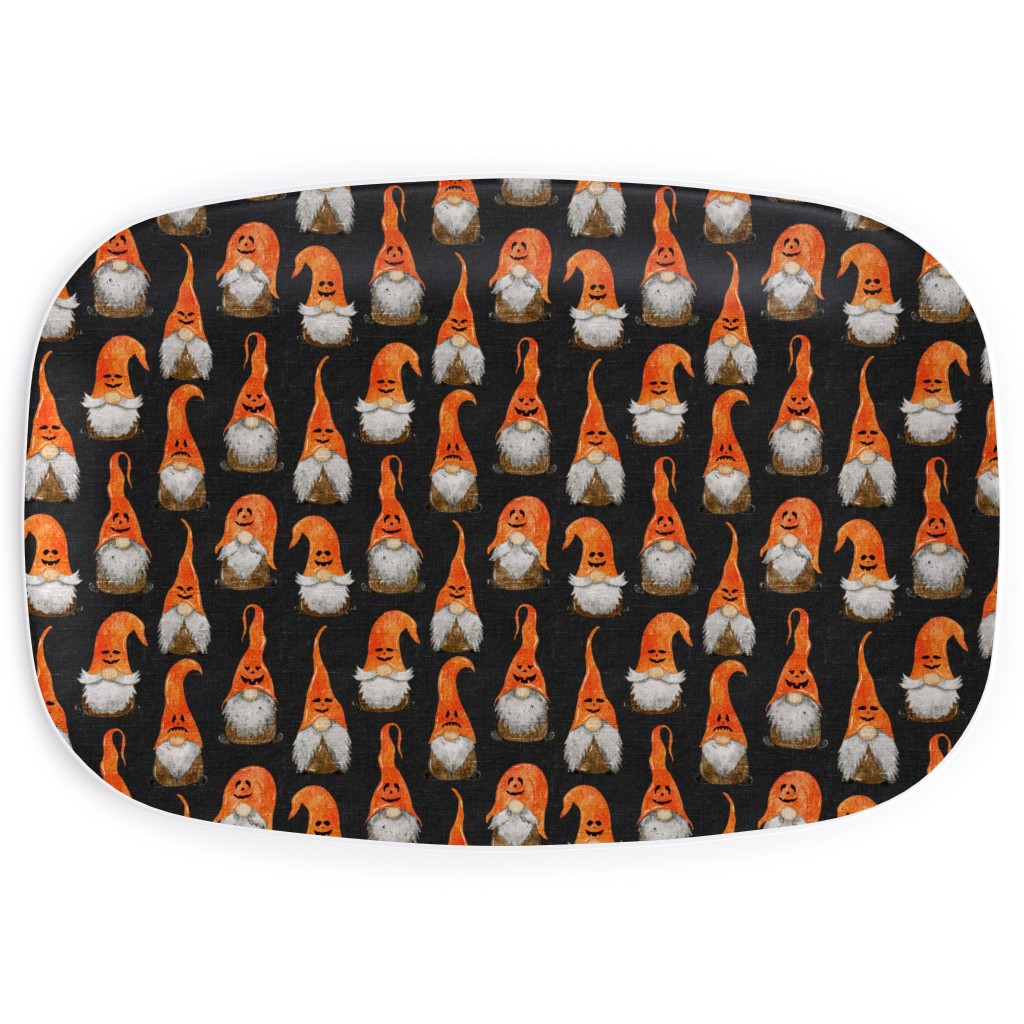 My Gnomes Serving Platter, Orange
