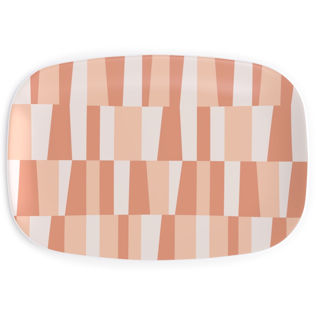 Collage Tiles - Orange Serving Platter, Orange