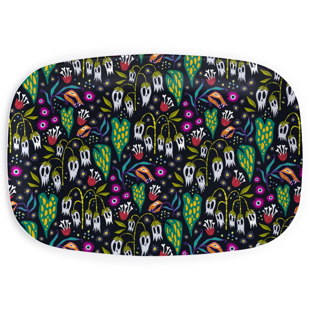 the Odd Garden - Multi Serving Platter, Multicolor