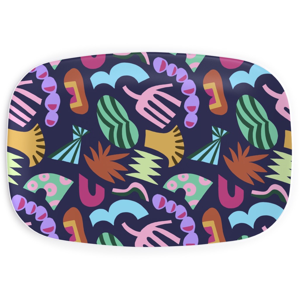 Hand Over - Multi Serving Platter, Multicolor