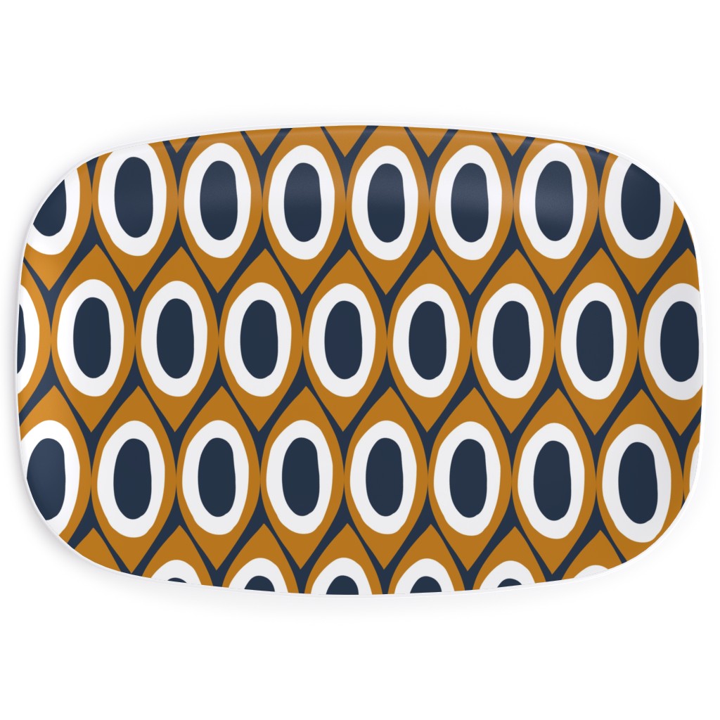 Honey Combo - Mustard Yellow Serving Platter, Multicolor