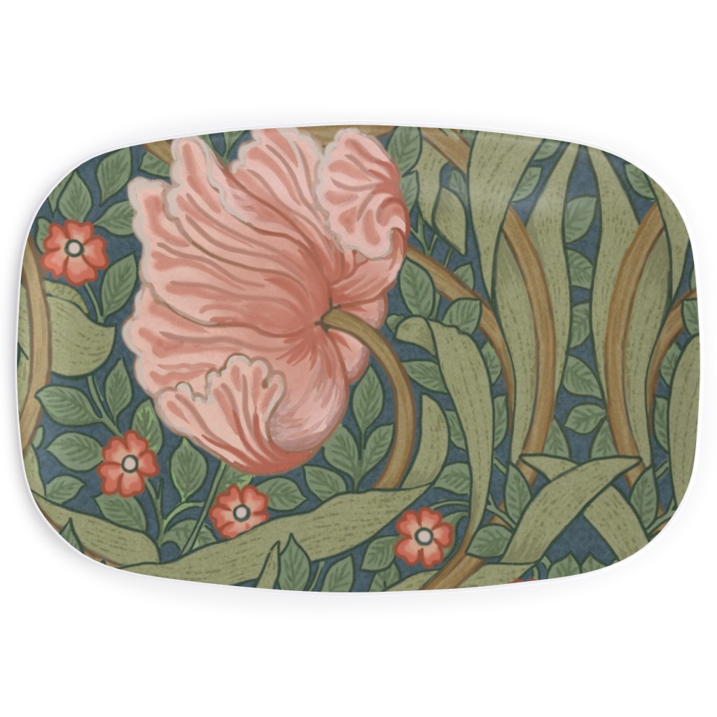 Pimpernel Serving Platter, Green