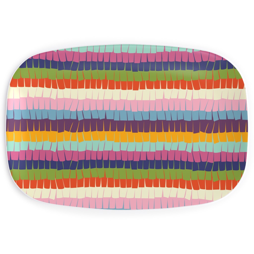 Piata Fiesta Party Serving Platter, Multicolor