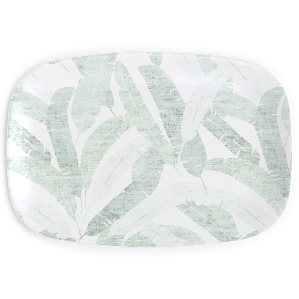 Banana Leaf - Light Serving Platter, Green