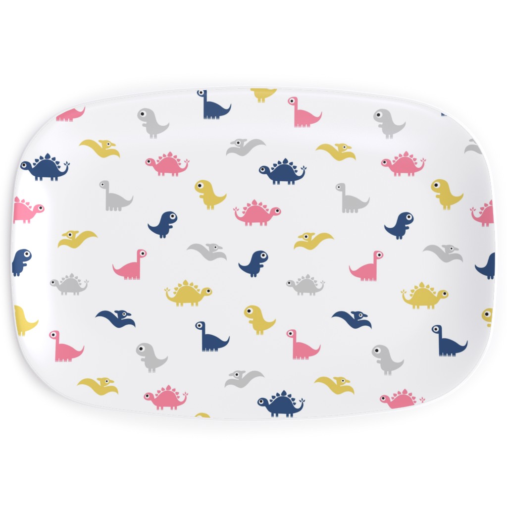 Dino Print - Multi Serving Platter, Multicolor
