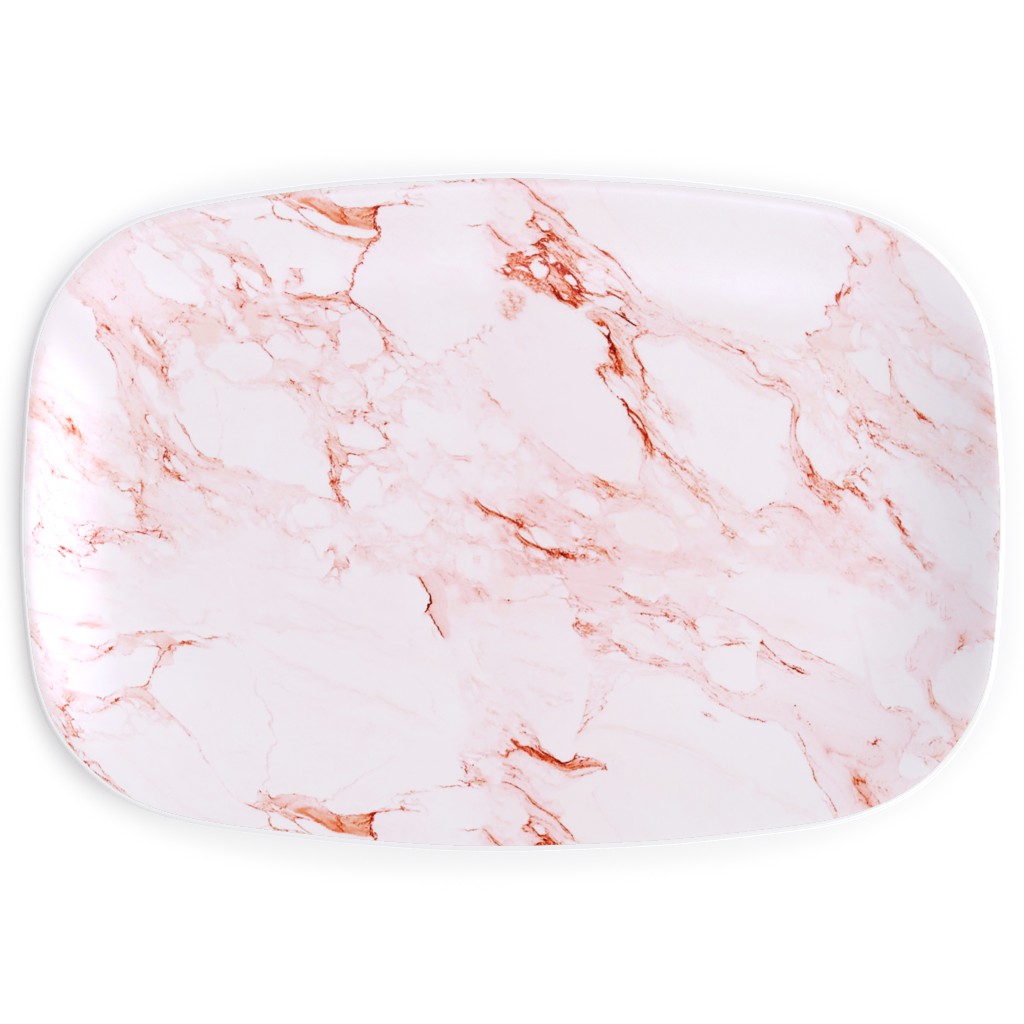 Marble - Blush Serving Platter, Pink