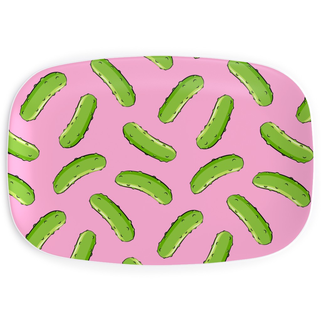 Pickles - Pink Serving Platter, Pink