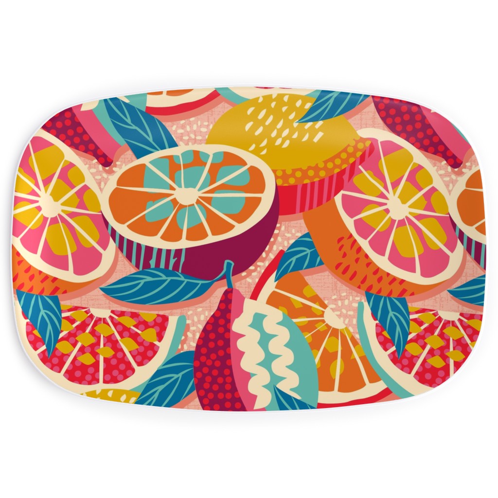 Squeeze the Day - Bold Serving Platter, Orange, Orange