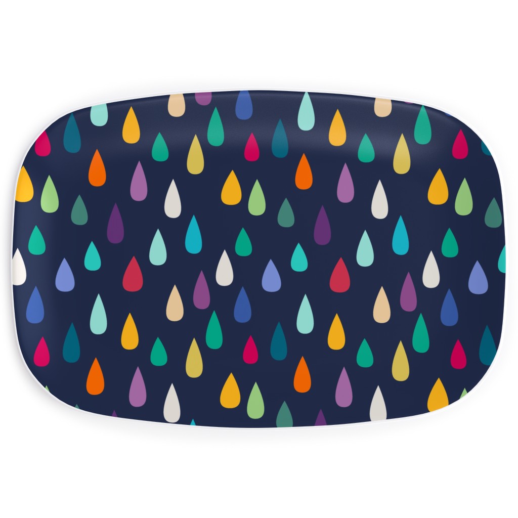 Raindrops - Multi Serving Platter, Multicolor