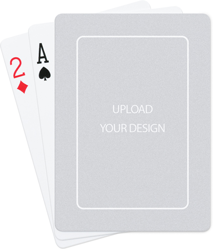 Upload Your Own Design Playing Cards, Multicolor