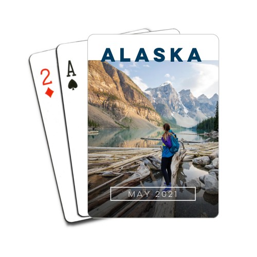 Above Adventures Playing Cards, White