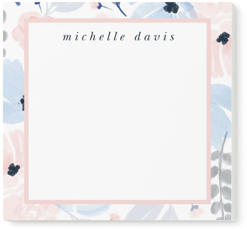 Contemporary Painted Florals Post-it� Notes, 3x3, Pink