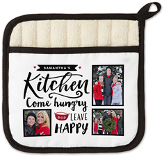 happy kitchen pot holder