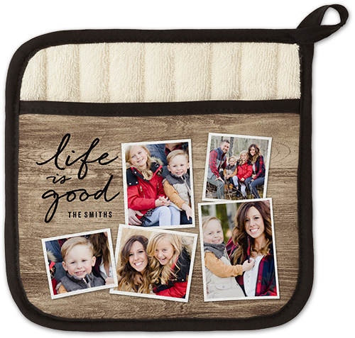 Life Is Good Pot Holder, Beige