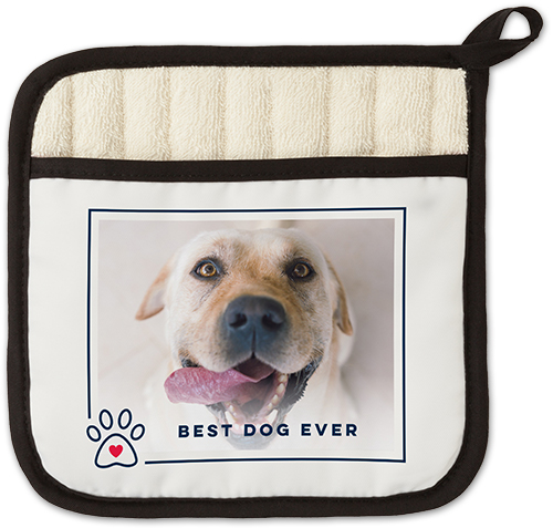 Best In Show Best Dog Ever Pot Holder, Beige