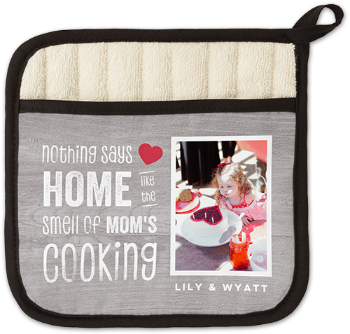 Mom's Cooking Pot Holder, Red