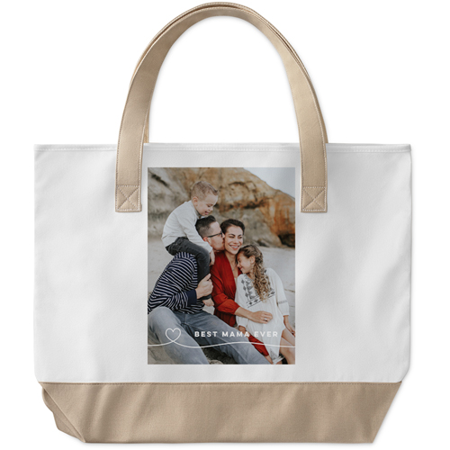 White Canvas Tote Bag | Shutterfly