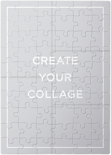 Create a Collage Portrait Puzzle, Puzzle Board, 60 pieces, Rectangle, Puzzle, Multicolor, multi