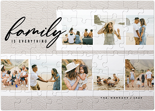 Family Everything Filmstrip Puzzle, Puzzle Board, 60 pieces, Rectangle Ornament, Puzzle, Beige