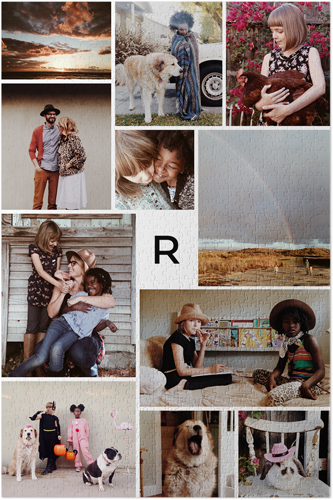 Father's Day Sentimental Photo Puzzle For Grandpa