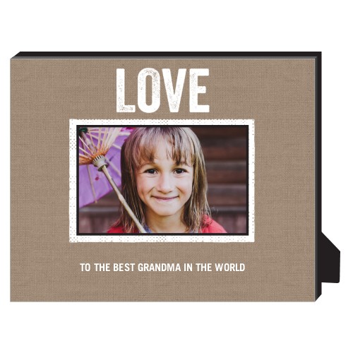 Textured Frames Personalized Frame, - No photo insert, 8x10, Brown