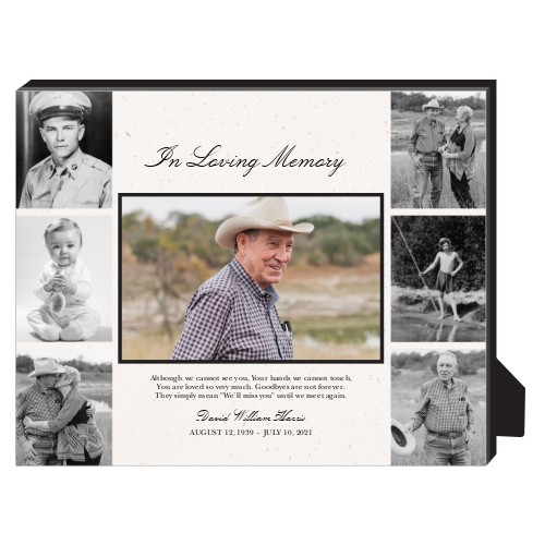 Classic Loving Memory Personalized Frame, - Photo insert, 8x10, White