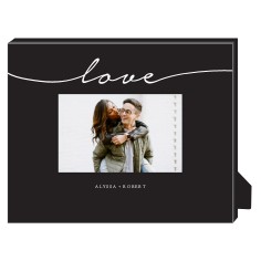 modern scripted love personalized frame