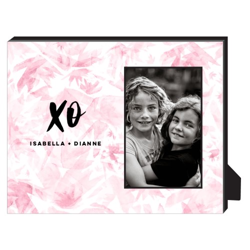 Princess XO Floral Personalized Frame, - Photo insert, 8x10, Pink
