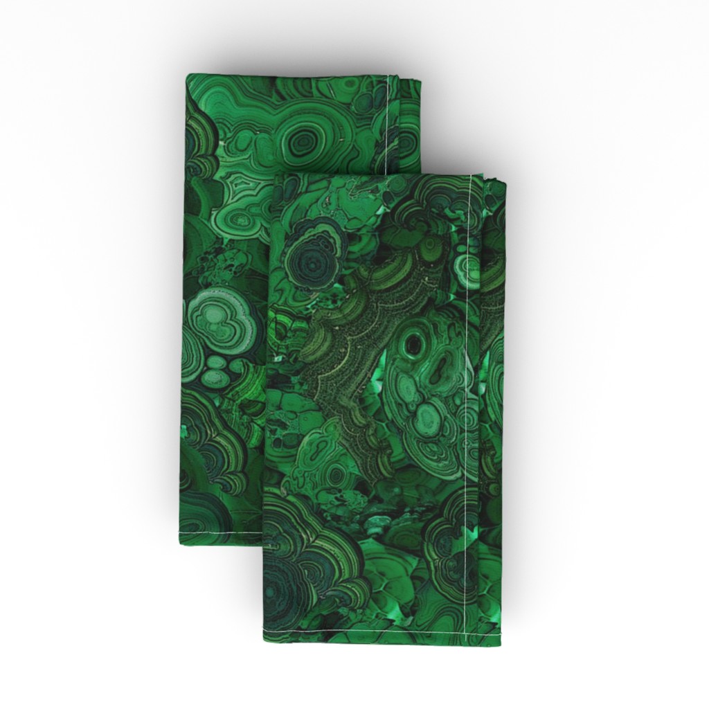 Malachite - Green Cloth Napkin, Longleaf Sateen Grand, Green