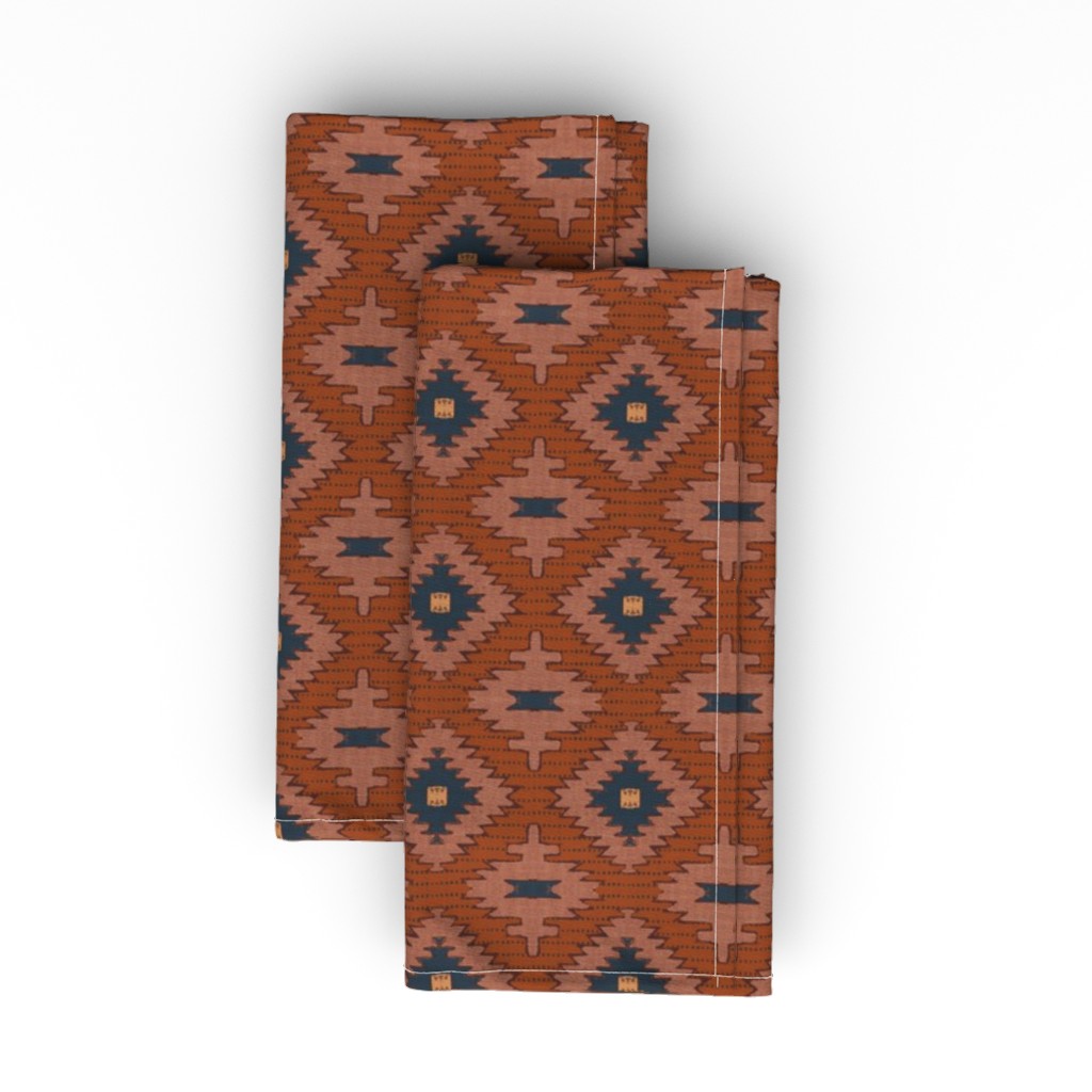 Sedona French Vintage Cloth Napkin, Longleaf Sateen Grand, Red