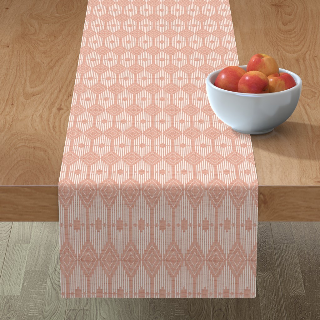 West End Table Runner, 90x16, Pink