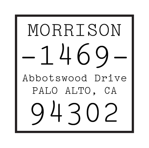 Self-inking Stamp, Custom Address Stamp, Custom Rubber Stamp