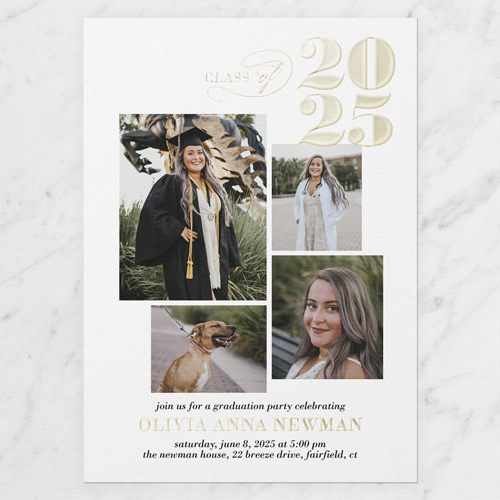 Custom Gold Foil Invitations
